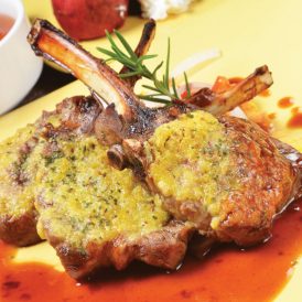 Lamb Chops with Rosemary and Wine Sauce Recipe Image